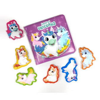 Phidal Land of Unicorns Bath Time Books - ISBN 9782764354858