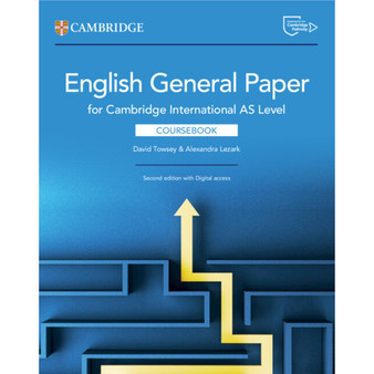 Cambridge International AS Level English General Paper Coursebook with Digital Access (2 Years) - ISBN 9781009818605