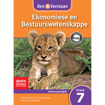 Ken & Verstaan Ekonomiese en Bestuurswetenskappe Onderwysersgids Graad 7 - ISBN 9781107678347