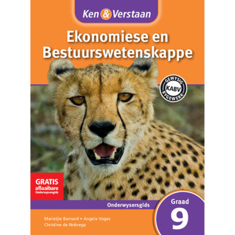 Ken & Verstaan Ekonomiese en Bestuurswetenskappe Onderwysersgids Graad 9 - ISBN 9781107625396
