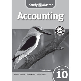 Study & Master Accounting Workbook Grade 10 - ISBN 9781107607873