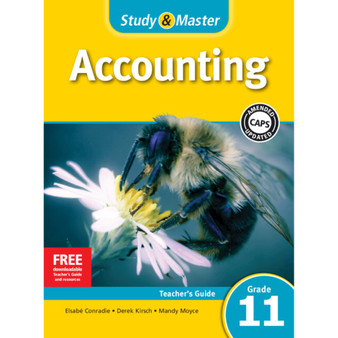Study & Master Accounting Teacher's Guide Grade 11 - ISBN 9781107626010