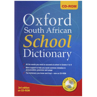 Oxford South African School Dictionary (3rd edition) on CD-ROM, Age 10+ - ISBN 9780195997767