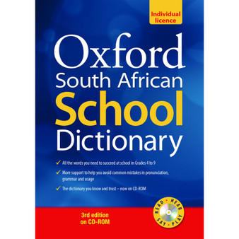 Oxford South African School Dictionary (3rd edition) on CD-ROM, Age 10+ - ISBN 9780195997767