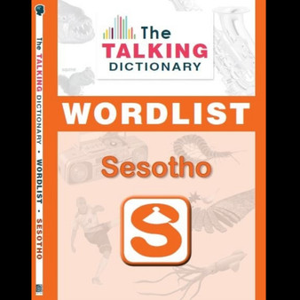 The Talking Dictionary Wordlist and Activator Sticker: Sesotho - ISBN 9781920217891