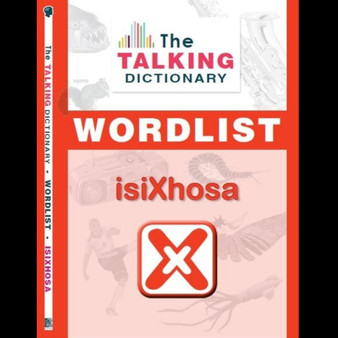The Talking Dictionary Wordlist and Activator Sticker: isiXhosa - ISBN 9781920217884