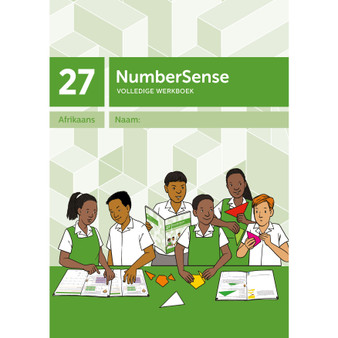 NumberSense Volledige Werkboek 27 (Afrikaans) - ISBN 9781991249821