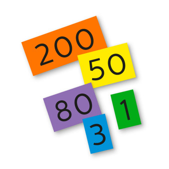 NumberSense Flard Cards: Single Set - ISBN NSC-FCS