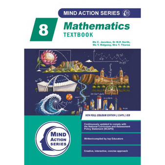 DIGITAL - Mind Action Series Mathematics Textbook (New Edition) CAPS & IEB (2026) - Grade 8 PDF (1 Year Licence) - ISBN 9780639898506