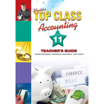 Shuters Top Class Accounting Grade 11 Teacher's Guide - ISBN 9780796044303