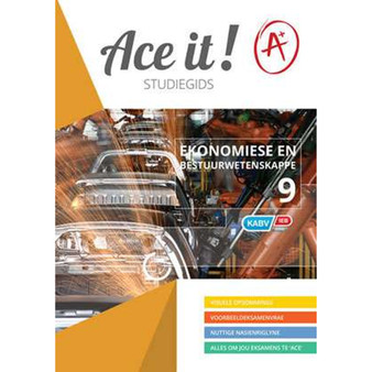 Ace It! Ekonomiese Bestuurswetenskappe Graad 9 - ISBN 9781920356583