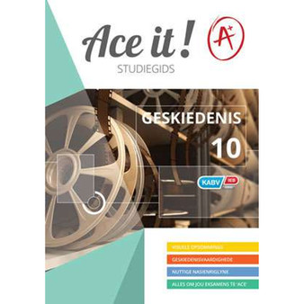 Ace It! Geskiedenis Graad 10 - ISBN 9781920356187