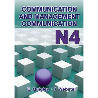 Communication and Management Communication N4 - ISBN 9780796075468
