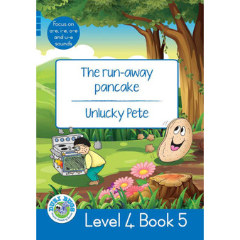 Duzi Bugs: Blue Level 4: Book 5: The Run-Away Pancake | Unlucky Pete - ISBN 9781928228868
