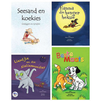 Vier Afrikaans Storieboeke vir Kinders (Pack of 4 Storybooks - ISBN 9781485828747