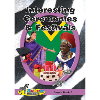 Zebra Reader Grade 5 Purple Book 5 - Interesting Ceremonies - ISBN 9780796043887