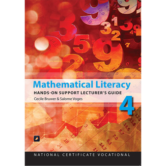 NCV4 Mathematical Literacy Lecturer Guide - ISBN 9781775812463