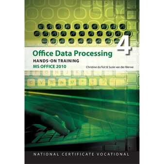 NCV4 Office Data Processing Office 2010 - ISBN 9781775814351