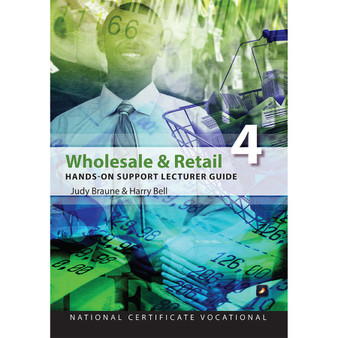 NCV4 Wholesale and Retail Lecturer Guide - ISBN 9781775818120