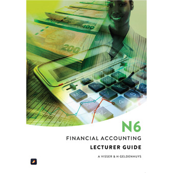 N6 Financial Accounting Lecturer Guide - ISBN 9781775814535