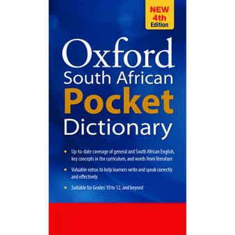 Oxford South African Pocket Dictionary (4th edition) (H), Age 14+ - ISBN 9780199045037