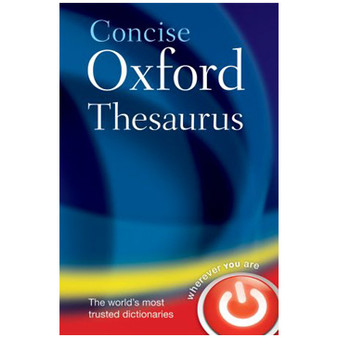 Concise Oxford Thesaurus (3rd edition) (Hardback), Age 16+ - ISBN 9780199215133