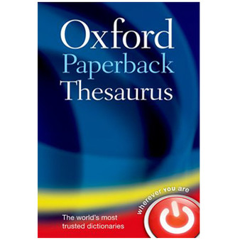 Oxford Paperback Thesaurus (3rd edition) (Paperback), Age 16+ - ISBN 9780199640959