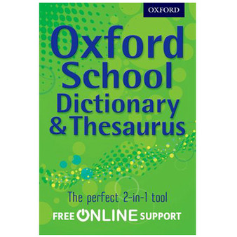 Oxford School Dictionary and Thesaurus (Paperback) - ISBN 9780192756923