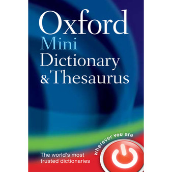 Oxford Mini Dictionary and Thesaurus (2nd edition) (Bendy), Age 16+ - ISBN 9780199692637
