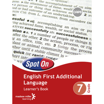 Spot On English First Additional Language Grade 7 Learner's Book - ISBN 9780796234971