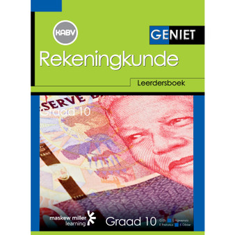 Geniet Rekeningkunde Graad 10 Leerderboek en Gratis Werkboek - ISBN 9780796239419