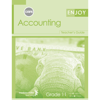 Enjoy Accounting Grade 11 Teacher's Guide - ISBN 9780796244178
