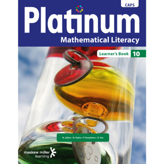 Platinum Mathematical Literacy Grade 10 Learner's Book - ISBN 9780636127500