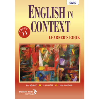 English in Context Grade 11 Learner's Book (CAPS Aligned) * - ISBN 9780636135260