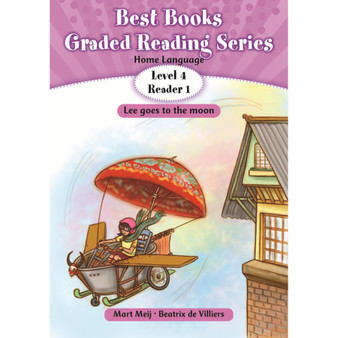 Best Books Grade 1 Home Language Graded Reading Series Level 4 Reader 1: Lee goes to the moon - ISBN 9781775893721