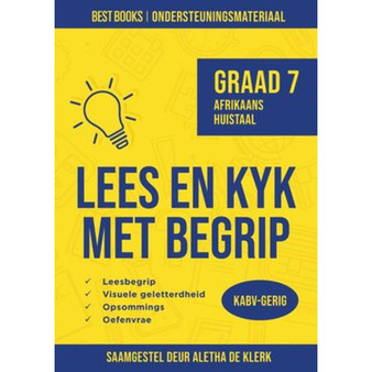 Best Books Lees en kyk met begrip: Graad 7 AFR HT - ISBN 9781776073757