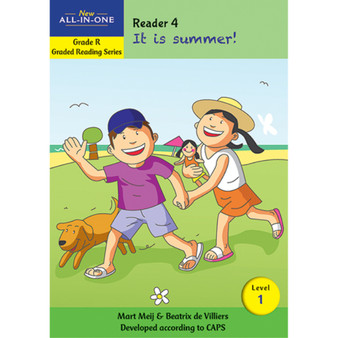New All-In-One Grade R Graded Reading Series: Level 1 Reader 4: It is summer - ISBN 9781776071173