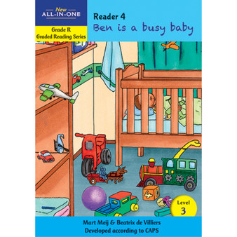 New All-In-One Grade R Graded Reading Series: Level 3 Reader 4: Ben is a busy baby - ISBN 9781776071272