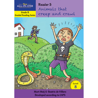 New All-In-One Grade R Graded Reading Series: Level 8 Reader 5: Animals that creep and crawl - ISBN 9781776071531