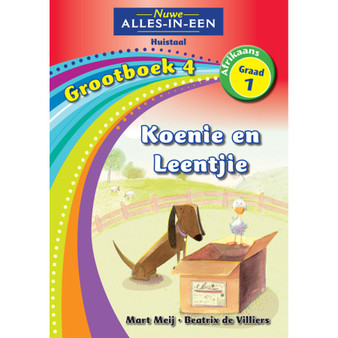 Nuwe Alles-In-Een Graad 1 Huistaal Grootboek 4: Koenie en Leentjie - ISBN 9781775892540