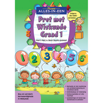 Nuwe Alles-In-Een Graad 1 Pret met Wiskunde-werkboek - ISBN 9781776070435