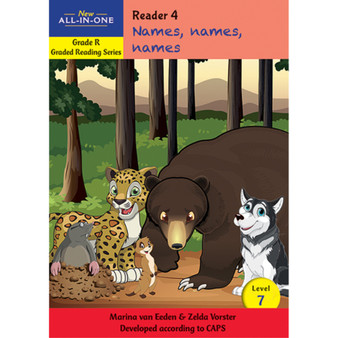 New All-In-One Grade R Graded Reading Series: Level 7 Reader 4: Names, names, names - ISBN 9781776071470