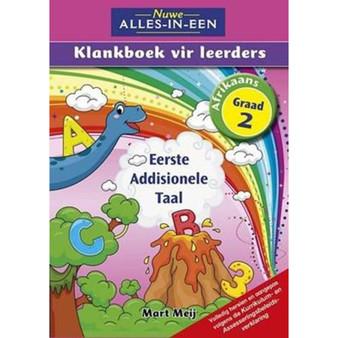 Nuwe Alles-In-Een Graad 2 Eerste Addisionele Taal Klankboek vir leerders Leerderboek - ISBN 9781775891345