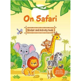 On Safari Sticker & Activity Book - ISBN 9781776194544