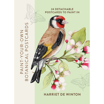 Paint-Your-Own Botanical Postcards: 24 detachable postcards to paint in - ISBN 9781846017100