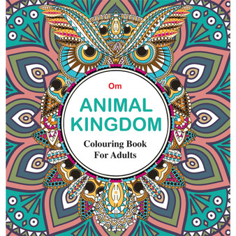 Adult Colouring Book: Animal Kingdom - ISBN 9789385609749