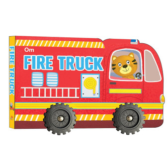 Cutout Board Book: Fire Truck – Small Wheel for Children’s Activity - ISBN 9789363956391