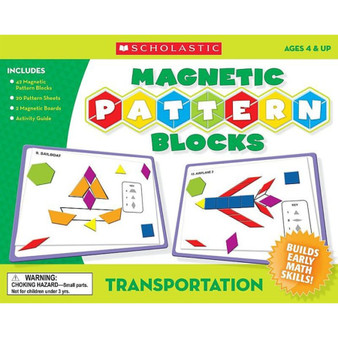 Transportation Magnetic Pattern Blocks - ISBN 9780545119375