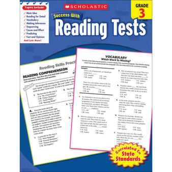 Scholastic Success With Reading Tests: Grade 3 Workbook - ISBN 9780545201032