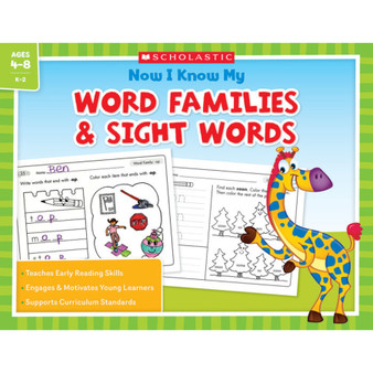 Now I Know My Word Families and Sight Words - ISBN 9780545776837
